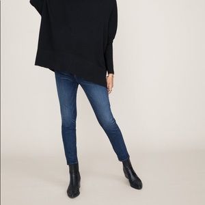 Hatch Maternity Nearly Skinny Jean - Townie Wash